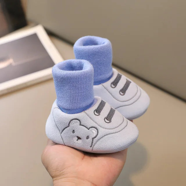 Toddler Sneaker Socks™ - Piepkleine Voetjes Parade - Sneaker sokjes