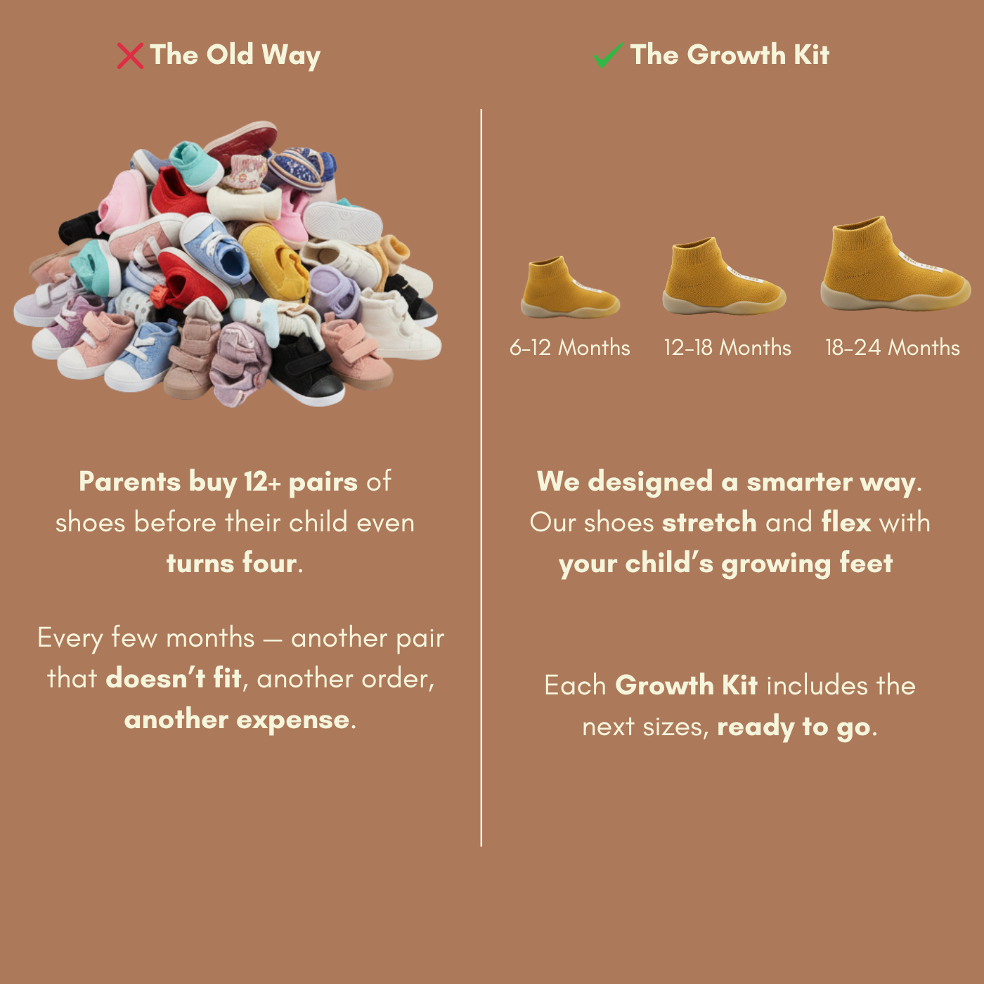 Mini Step – Safe & Flexible Walking Socks